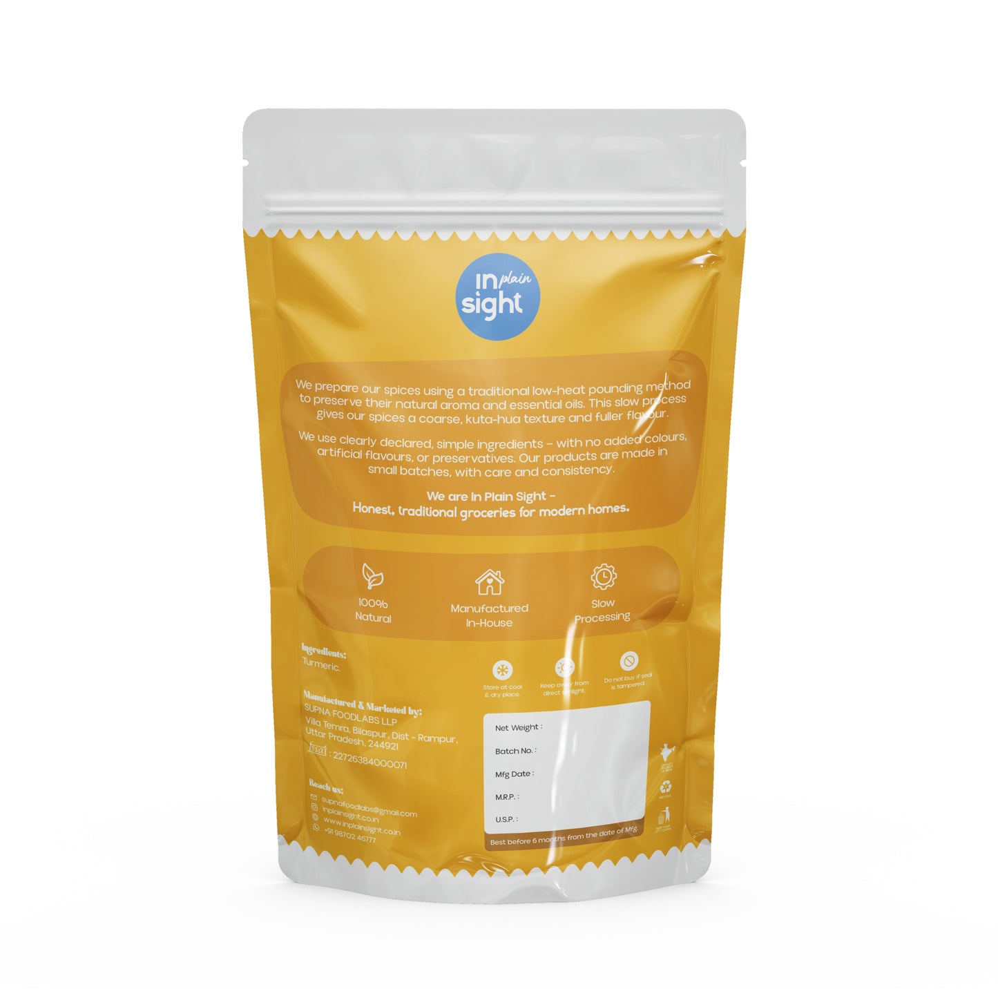 South Indian Turmeric Powder