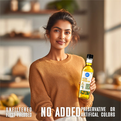 Cold Pressed Yellow Mustard Oil
